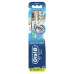 Oral-B Adult Pro-Health Clinical Pro-Flex Soft Manual Toothbrush 2 Count, Multicolor