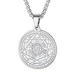 PROSTEEL The Seal of the Seven Archangels by Asterion Seal Solomon Kabbalah Amulet Pendant Necklace Stainless Steel Male Jewelry Gift