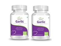 nature's velvet Garlic Pure Extract 500 Mg, 60 Veggie Capsules - Pack of 2