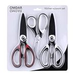 OMDAR Kitchen Scissors 3 Pack - Lif