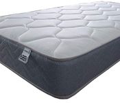 Starlight Beds 9 Inch Single Mattress Spin Top Hybrid Sprung 3ft Memory Foam Mattress Soft Feel, Grey, 3 ft x 6 ft 3 (90 cm x 190 cm x 23 cm Approximately)