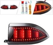 NOKINS Golf Cart LED Tail Lights for Club Car Tempo/Precedent, Deluxe Brake Light,12 Volt Universal Replacement Accessories Gas & Electric Models