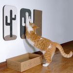 Miwoowim 4 Pcs Cat Scratcher Wall M