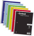 Oxford Spiral Notebook 6 Pack, 1 Su