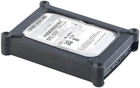 Xcase Cáscara por Disco Duro: Protector de Silicona para Disco Duro para Discos Duros de 3,5" (Caja de Disco Duro, Unidades de Disco Duro Cubierta Protectora, Soporte de Disco Duro)