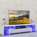 Panana Modern White 200CM TV Cabine