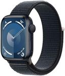 Apple Watch Series 9 [GPS 41mm] Smartwatch with Midnight Aluminum Case with Midnight Sport Loop. Fitness Tracker, Blood Oxygen & ECG Apps, Always-On Retina Display, Carbon Neutral