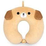 JEROKUMI Kids Travel Pillow, Kid Neck Pillows for Sleeping Travel Cute Animal U Shaped Travel Pillow, Kid Travel Essentials for Airplane Car, Travel Pillow for Kids & Adults