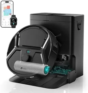 Lefant Robot Vacuum and Mop, 18000Pa Strong Suction, Self-Cleaning Roller Mop with Auto Drying, LiDAR Navigation & Obstacle Avoidance, Tangle-Free Pet Hair, Slim, 800ml Dustbin, 5G WiFi, M210 Pro OMNI