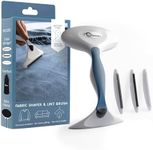 GLEENER Fabric Shaver & Lint Brush | Bobble Remover | Battery-Free Ultimate Fuzz Remover | Adjustable Depiller for Clothing & Furniture (Slate blue)