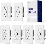 ELEGRP USB Outlets, 15 Amp Wall Out