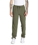 Puma Men's Ottoman Sweatpants, Dark Green Moss, S