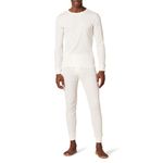 Amazon Essentials Men's Standard Thermal Long Underwear Set, White, XX-Large