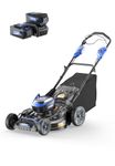 WILD BADGER POWER Lawn Mower Self Propelled 40V Brushless 21" Cordless, 7 Cutting Height Adjustments Electric Lawn Mower, Quickly Folding, 2 * 4.0Ah Battery and1*2Ah Super Charger Included