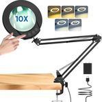 Mandland 10X Magnifying Glass with 