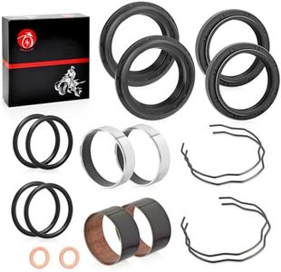 Fork Bushing Dust Oil Seals Kit For Kawasaki Ninja 650 ER650 EN650 EX650 KLR650 EJ800