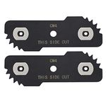 2-Pack EB-007 Edge Hog Heavy-Duty Edger Replacement Blades Compatible with Black+Decker 7-1/2-inch, for LE750-CASE Cut with 4-wear Indicators