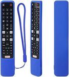 CHUNGHOP Silicone RC802N Remote Cover, Remote Case for TCL Smart TV YAI2 YUI1 YAI4 YLI2 YAI1 YMI1 YNI1 YMI1 YLI3 YL14 YU14 YUI2 YU11 Remote, Anti-Slip, Shockproof (Blue)