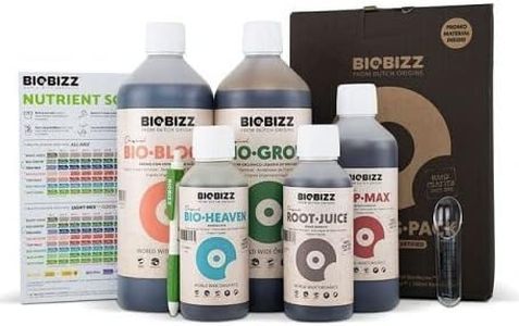 BioBizz Organic Starter Pack Bio Bizz Grow Bloom Top Max Bio Heaven Root Juice