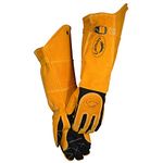 Caiman 1878-5 Welders and Foundry Gloves Gold L