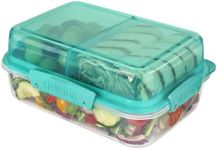 Sistema Lunch Stack Rectangle To Go Lunch Box | 1.8 L Food Container with Bento-Style Compartments | BPA-Free | Assorted Colours