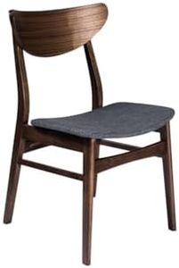 Inmod Scandi Dining Chair, Set of 2 Mid-Century Modern Dining Chairs