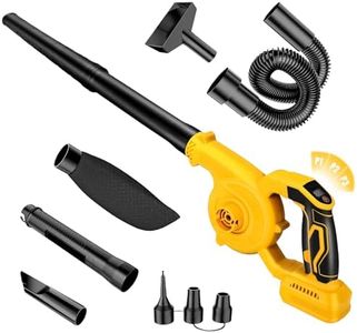 FormiPow Leaf Blower Cordless for Dewalt 20V Max Battery, 220MPH 2-in-1 Brushless Leaf Blower & Vacuum with 24000RPM, 3 Speed Modes, Leaf Blower for Lawn Care Patio Backyard Garden Floor (No Battery)
