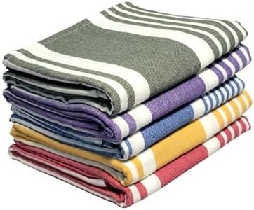 Yaanthiv's Premium Bath Towels, Pack of 5 Cotton Towel Combo (Standard, 5), 300 GSM, 78 CM X 154 CM, Washable and Quick Dry Towels/Washable and Quick Dry Towels/Light Weight, Fast Absorbing