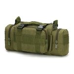 FAMI Tactical Assault Pack,Military Duffel Waist Bag,Tactical Chest Bag,Tactical Sling Backpack,Shoulder Bags,Sling Bags with Molle Pouch for Camping Hking Trekking,Riding -Army Green