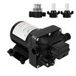 Tbest 12V Water Pump,4008-101-E65 RV Fresh Water Pump 55 Psi 3 Gallons Per Minute 7.5 Amps 12V DC Water Transfer Pump,Small Caravan Selfpriming Pump 4008101E65 Pompe a Eau