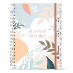 2024-2025 Diary, A5 Weekly/Monthly Planner with Monthly Tabs, 2024-2025 Planner from Jul 2024 to Jun 2025, Twin-Wire Binding,Easy to Organize Your Daily Life,14.8×21cm, Planner 2024-2025 Week to View