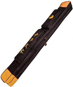 ZooBoo Taichi Sword Carrying Bag - Chinese Kung Fu Sword Bag Single and Double Layer Sword Carrying Case Martial Arts Weapons Case Sword Shoulder Bag - Oxford Cloth with PU (Black, Double Layer)