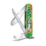 Victorinox, My First Victorinox, Swiss Army Pocket Knife, Medium, Multi Tool, Camping, 9 Functions, Blade with rounded tip, Can opener, Screwdriver 5 mm