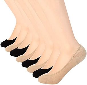Toes Home No Show Socks Womens, Ultra Low Cut Liners Non Slip Footies for Flats Hidden Invisible Boat Summer 8 Pairs 9-11