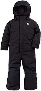 Burton Toddlers' 2L Insulated Waterproof One Piece Snowsuit (Standard, True Black, 2T)