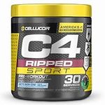 C4 Ripped Sport Pre Workout Powder Arctic Snow Cone, Informed-Choice Certified, Preworkout Energy Supplement for Men & Women, 246 g (Pack of 1)