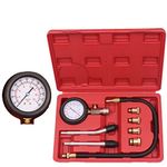 MEETOZ Professional Petrol Gas Engine Cylinder Compression Tester Kit Automotive Gauge Tool