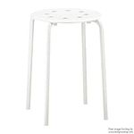 2x IKEA MARIUS - Stool, white