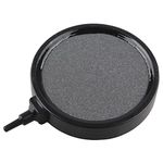 HALJIA 4-Inch Carborundum Round Bubble Disk Airstone Air Stone for Hydroponics Aquarium Fish Tank Pump, Aquarium Pond Tank