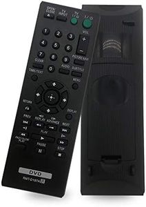 New Replacement Sony DVD Player Remote RMT-D197A for Sony DVD Player DVPSR201P DVPSR210P DVPSR405P DVP-SR500H DVP-SR500WM DVPSR510H DVP-SR100 DVP-SR120 DVP-SR201P - No Setup Needed