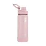 Takeya Actives Spout Insulated Water Bottle, Plastic, 18 Ounces, Blush