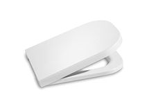 Roca A80147000B Supralit Seat and Lid, The Gap Square, Free Fall, White, 45.1Lx35W centimetres