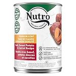 NUTRO Natural Choice Premium Loaf Adult Wet Dog Food Grain Free Beef, Sweet Potato & Carrot Recipe, 355g Can (Pack of 12)