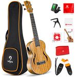 Tenor Ukulele 26 Inch Hawaii Acoustic Ukuleles Walnut Wood Ukelele Set for Beginners Adults Kids Students with Starter Kits, by Vangoa