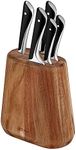 TEFAL Jamie Oliver by Tefal, Knife Block 5pc Set, K267S655, Kitchen Knives, Ice Hardened for Superior Performance, Made in Germany, Weighted Kitchen Knives for comfortable & Secure Grip