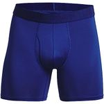 Under Armour Mens Tech Mesh 6in 2 Pack Boxers Bauhaus S Blue