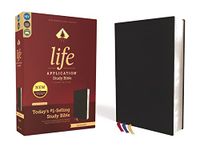 Niv, Life Application Study Bible, Third Edition, Genuine Leather, Cowhide, Black, Art Gilded Edges, Red Letter: New International Version, Black, ... Cowhide, Art Gilded Edges, Red Letter