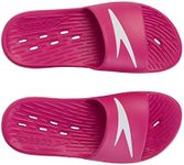 Speedo Women's Slides | Pool Sliders | Beach Footwear, Vegas Pink , 5 UK