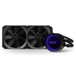 NZXT Kraken X53 240mm - RL-KRX53-01 - AIO RGB CPU Liquid Cooler - Rotating Infinity Mirror Design - Improved Pump - Powered By CAM V4 - RGB Connector - Aer P 120mm Radiator Fans (2 Included)