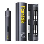 Fanttik NEX S1 Pro Cordless Screwdriver Kit, Powerful Screwdriver Set with 16 Bits, 3 Gears Torque, Max 6N.m, 2000mAh Battery, LED Light, Repair Tool for Furniture/Desktop Computer